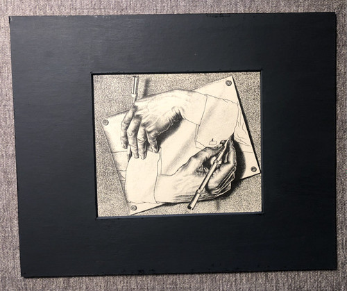 Vintage escher matted art - mc,