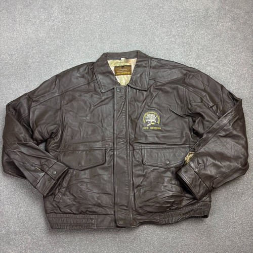 Leather flying jacket - flying, adult