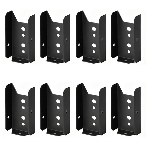 Steel fence brackets - for, by