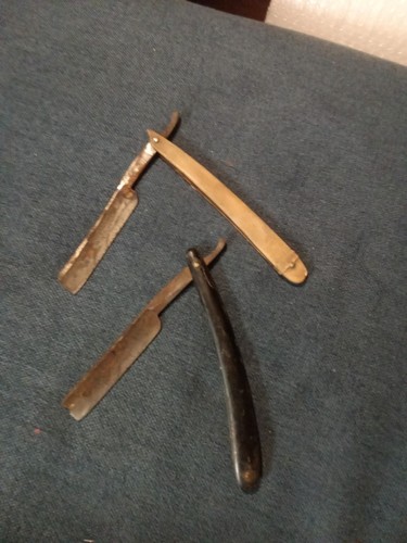 Two vintage old antique - two,