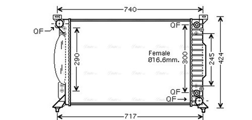 Ava coolant radiator - ava,