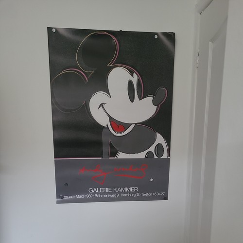 Andy warhol poster mickey - andy,