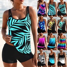 Womens Padded Tankini Boy
