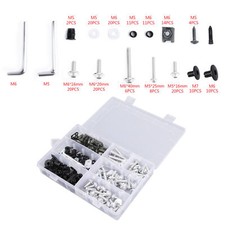 Fairing Bolts Screws Kit Silver For Yamaha YZF R6 R1 R25 R125 R3 T-MAX MT XJR T9