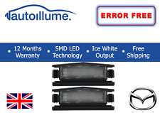 For Mazda 2 MX5 Canbus Compatible LED Licence Number Plate Lights Units