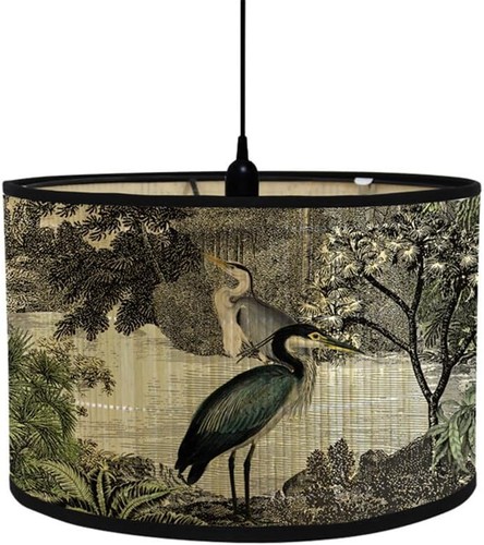 Fansu round drum lamp - fansu, shade