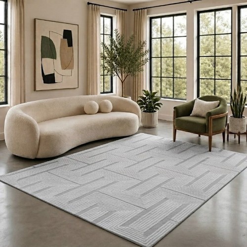 Modern geometric rug non - modern, non-slip