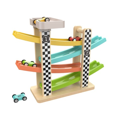 Wooden car ramp toy year - wooden, 1