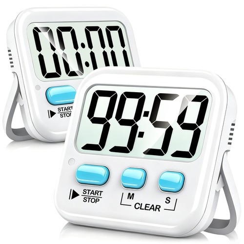 Pack digital kitchen timers - 2,
