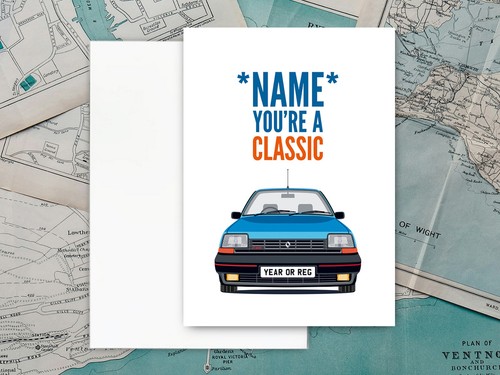 Personalised blue renault gt - personalised,