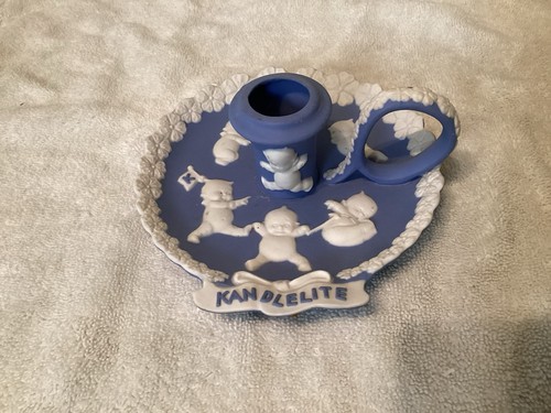 Kewpie candle holder - candle,