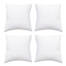 2/4 Pack Pillows Core Brushed Fabric Throw Pillow Inserts Cushion Sofa Bed Decor