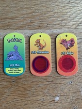 Nintendo 2000 Pokemon Dog Tag X 3
