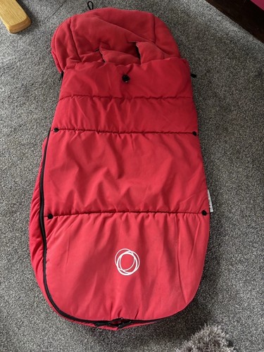 Red bugaboo footmuff - red,