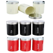 Set of 3 Canisters Kitchen