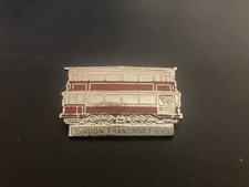 Vintage Bus & Tram Pin Badges