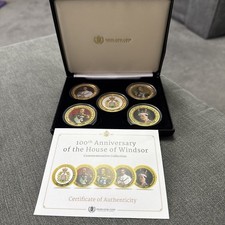 The 100th Anniversary Of The House Of Windsor Commemorative Coin Collection full
