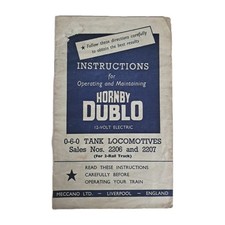 Hornby Dublo Instructions