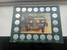 SHELL, HISTORIC CARS COIN SET