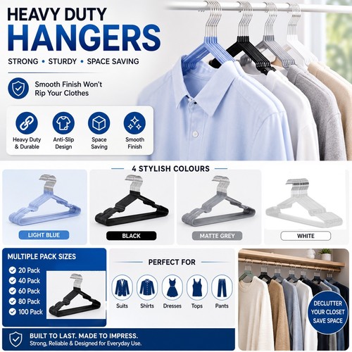 Metal hangers rubber - metal, coated