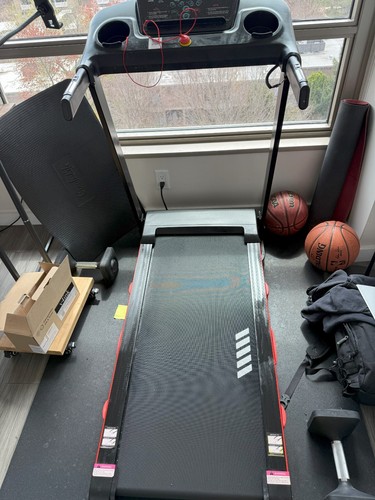 Treadmill with incline used - with,