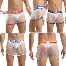 Mens See Through Boxer Briefs