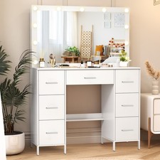 7 Drawers Vanity Makeup Desk