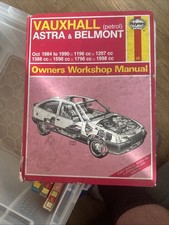 Haynes Manual Vauxhall Astra & Belmont Oct 1984 To 1990  (SKU 27)