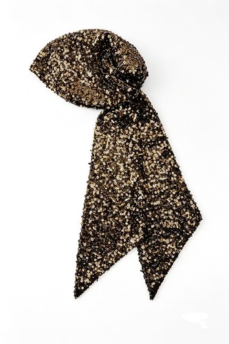 Zara sequin scarf hat - scarf/hat, m