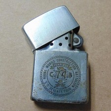 1970 Original Vietnam War Zippo Lighter  Naval Mobile Construction Battalion