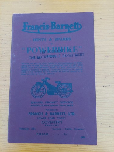 Francis barnett autocycle - francis,