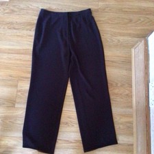 Women's Trousers Size 14 Dark Brown Précis Petite 100% polyester