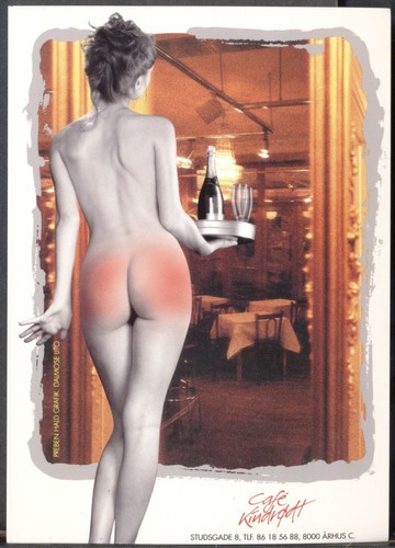 1992 promo postcard for cafe - promo,