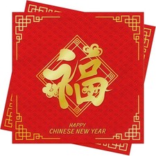 Chinese new year napkins 40pcs - chinese,