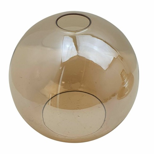 Amber glass light shades - amber,
