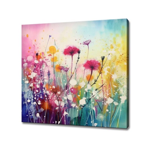 Colourful abstract meadow - abstract,