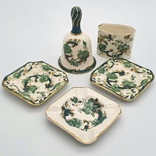 Masons Chartreuse Ashtrays /