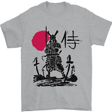 Samurai Battle MMA Kenjutsu Kendo Iaido Mens T-Shirt 100% Cotton