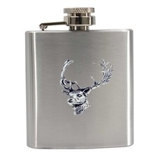A63 Fallow Deer Head Pewter