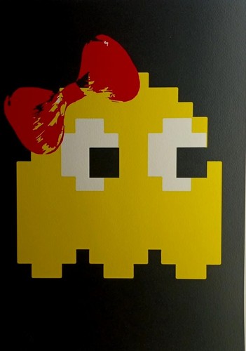 Rare print ghost invader - ghost,