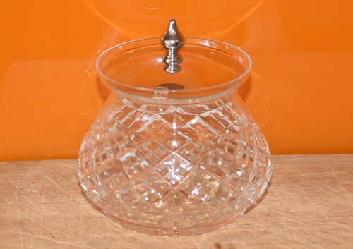 Vintage cut glass - cut, jam