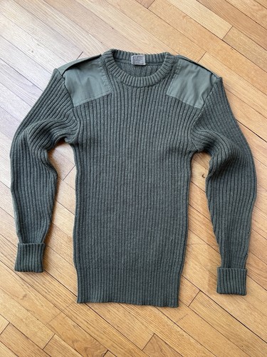 British army green wool jumper - army,