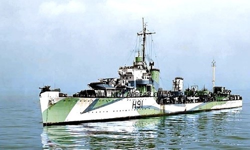 Royal navy class destroyer - royal,