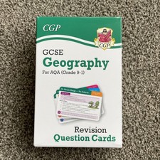 CGP GCSE Geography Revision Question Cards AQA