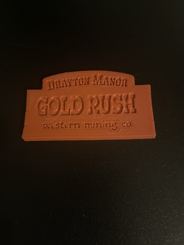 Drayton manor gold rush - rush, 3d