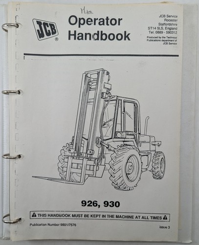 Jcb 926 930 - 930, terrain