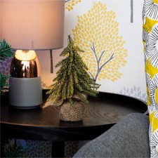 Mini christmas tree - mini, hessian