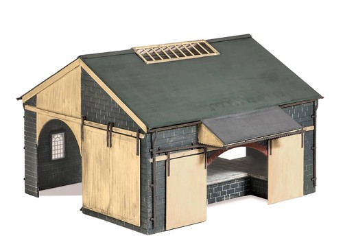 Ratio 534 railway goods shed - railway,
