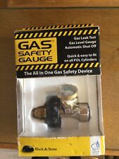 Black & Stone Gas Safety Gauge for LPG system. Camping, caravan, boats etc