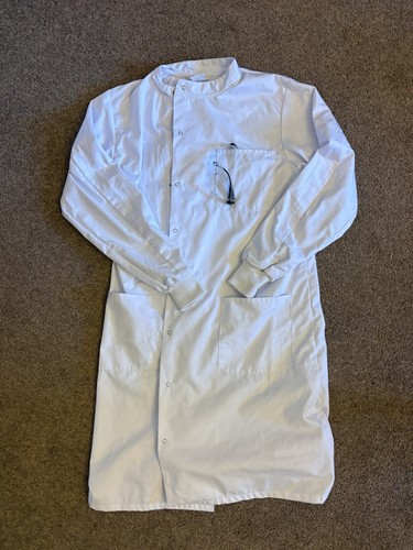 Unisex lab coat and glasses